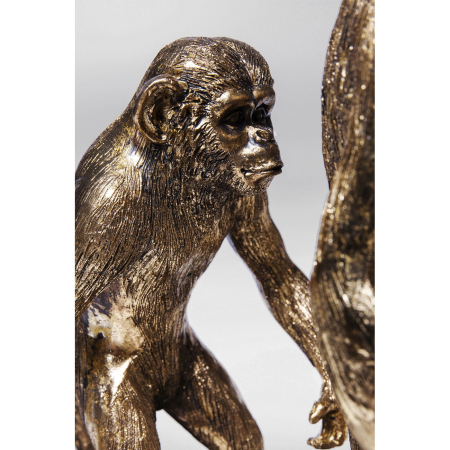 Figurină Decorativă Evolution 58x18,5x42,5 cm, Rășină Auriu-Negru - Kare Design [3]