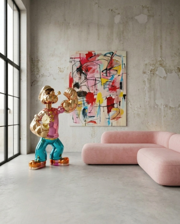Figurină Decorativă, Fibră de Sticlă - King Home [5]