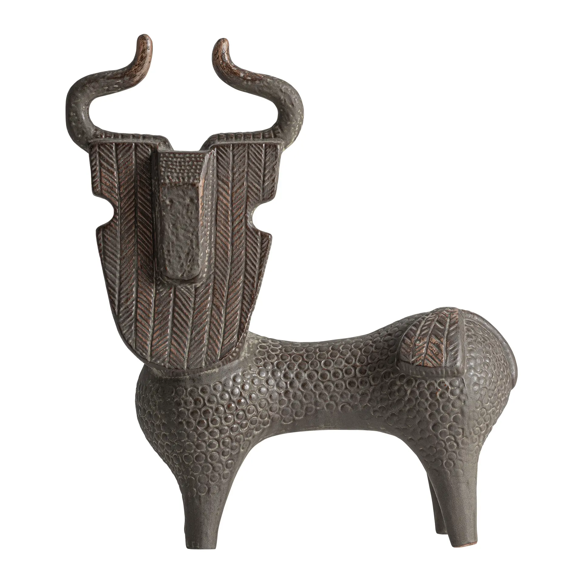 Produse - Figurina Decorativa Izaro din Ceramică Maro, 32x13x40cm, VicalHome 38006 VicalHome 38006