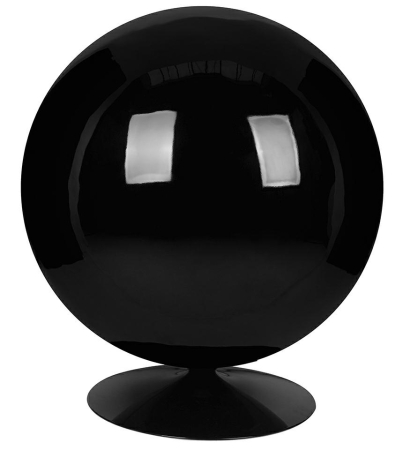 Fotoliu Ball Black 102x73x122 cm, Metal Lucios - King Home [2]