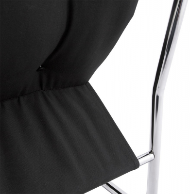 Fotoliu negru confortabil Boudoir fara brate, sezut perna pufoasa tapitata piele ecologica, design modern, AC00260BL - Kokoon [7]
