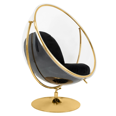 Produse - Fotoliu Bubble Stand 2 115x100x140 cm, Acril și din Catifea Poduchy - King Home