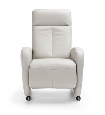 Fotoliu cu recliner manual Tom, rotile, tapiterie personalizabila , TOM A1 - Gala Collezione [2]
