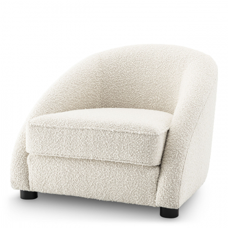 Fotolii -   Scaun Cruz bouclé crem 114903 EICHHOLTZ