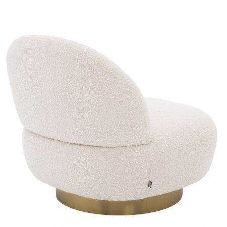   Scaun rotativ Clément bouclé crem 114306 EICHHOLTZ [2]