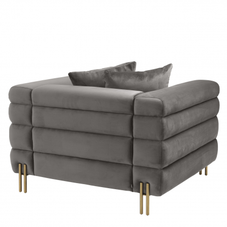   Scaun York din catifea gri savona 114344 EICHHOLTZ [4]