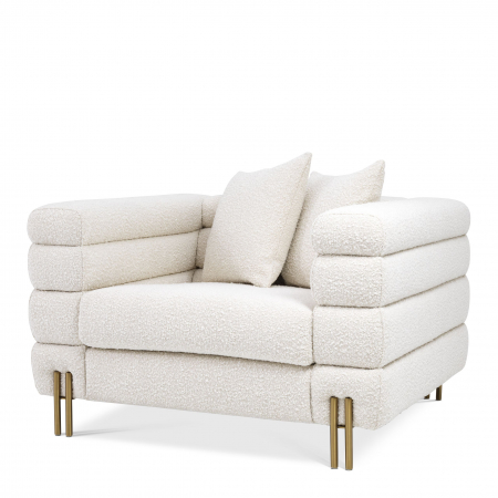 Fotolii -   Scaun York bouclé crem 113841 EICHHOLTZ