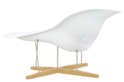 Fotoliu design lux Dione alb asimetric, fibra de sticla/lemn/metal, JH071 - King [1]