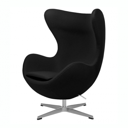 Fotoliu design lux Egg Classic, diverse culori, lana casmir/baza aluminiu, JH-026.SZARY.17 - King [16]
