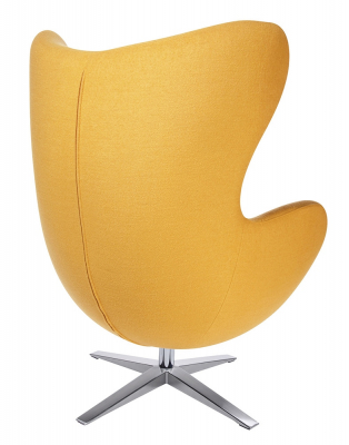 Fotoliu design lux Egg Wide, diverse culori, lana casmir/baza otel crom, HE-066.RED.1 - King [19]
