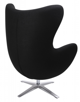 Fotoliu design lux Egg Wide, diverse culori, lana casmir/baza otel crom, HE-066.RED.1 - King [6]