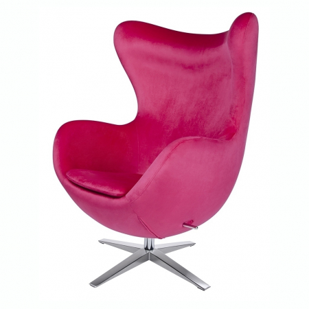 Fotoliu design lux Egg Wide Velvet, diverse culori, velur/otel crom, HE-066.HM8-18.DGREEN - King [38]