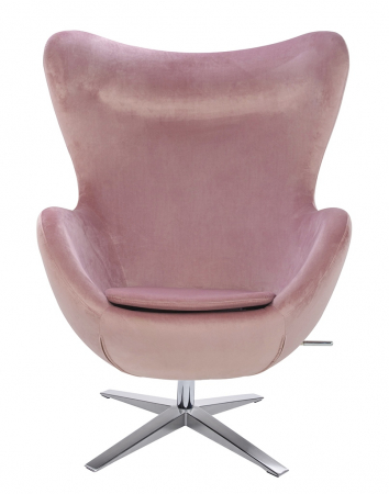Fotoliu design lux Egg Wide Velvet, diverse culori, velur/otel crom, HE-066.HM8-18.DGREEN - King [59]