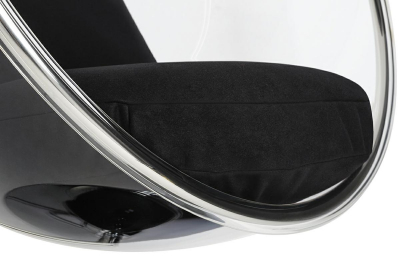 Fotoliu design lux tip bula suspendat Bubble Stand, diverse culori, lana casmir/cadru otel cromat, JH-200.17W - King [6]