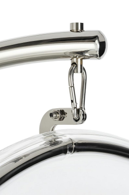Fotoliu design lux tip bula suspendat Bubble Stand, diverse culori, lana casmir/cadru otel cromat, JH-200.17W - King [2]