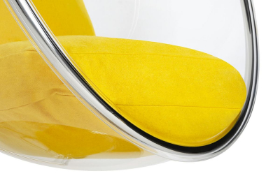 Fotoliu design lux tip bula suspendat Bubble Stand, diverse culori, lana casmir/cadru otel cromat, JH-200.17W - King [8]