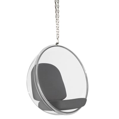 Fotoliu design lux tip bula suspendata tavan Bubble, diverse culori, lana casmir/acril, JH-200.17 - King [3]