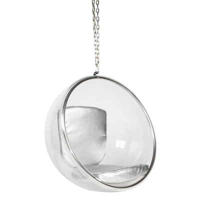 Fotolii - Fotoliu design lux tip bula suspendata tavan Bubble, diverse culori, piele ecologica/acril, JH-200.01 - King