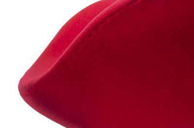Fotoliu design Swan Premium, diverse culori, lana casmir/baza cromata otel, JH028.RED.17 - King [5]