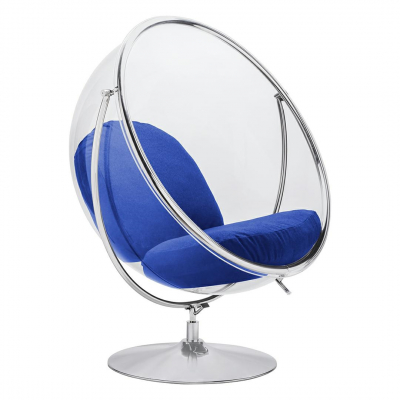 Fotolii - Fotoliu design tip bula rotativ Bubble Stand II, diverse culori, lana casmir/cadru otel cromat, JH-200-2.13W - King