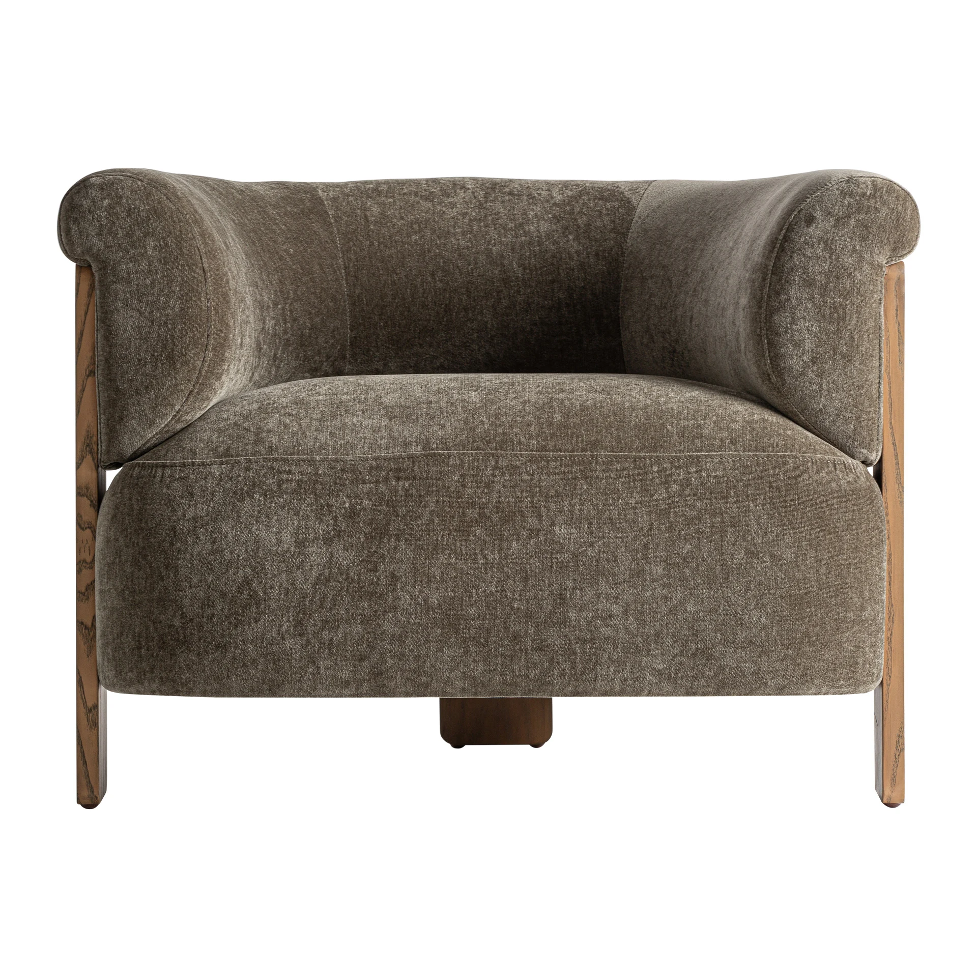 Produse - Fotoliu din Poliester, Spuma si Lemn de Pin, Verde, 96x86x70 cm - VicalHome 37944