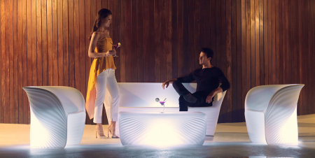Fotoliu exterior iluminare LED Biophilia, diverse finisaje, 65x91x76 cm, design modern, 59002 - Vondom [9]