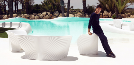 Fotoliu exterior iluminare LED Biophilia, diverse finisaje, 65x91x76 cm, design modern, 59002 - Vondom [5]