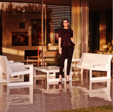 Fotoliu exterior premium Frame 82x82x80 cm, polipropilena, diverse culori, 54088 - Vondom [5]