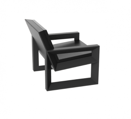 Fotoliu exterior premium Frame 82x82x80 cm, polipropilena, diverse culori, 54088 - Vondom [2]