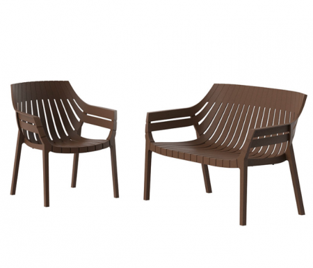 Fotoliu exterior premium Spritz, 70x66x82 cm, policarbonat injectat cu fibra de sticla, 56024 - Vondom [5]