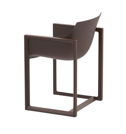 Fotoliu exterior premium WALL-STREET, polipropilena injectata cu fibra de sticla, 65006 - Vondom [3]