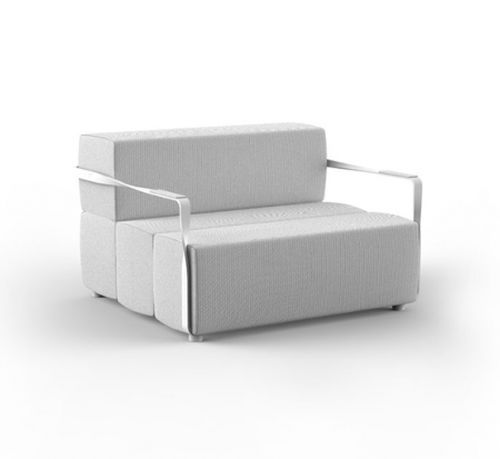 Fotoliu exterior Tablet, 110x107x81 cm, tesatura polipropilena, design modern, 54319 - Vondom [1]