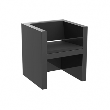 Fotolii si scaune - Fotoliu exterior Vela 55x58x65 cm, rasina din polietilena, design modern, 54052 - Vondom
