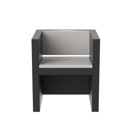 Fotoliu exterior Vela 55x58x65 cm, rasina din polietilena, design modern, 54052 - Vondom [4]