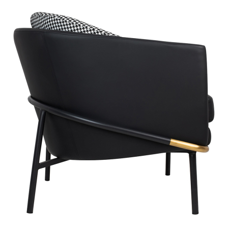 Fotoliu Gubi 75x85x80 cm, Metal Negru - King Home [1]