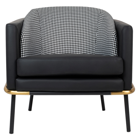 Fotoliu Gubi 75x85x80 cm, Metal Negru - King Home [3]