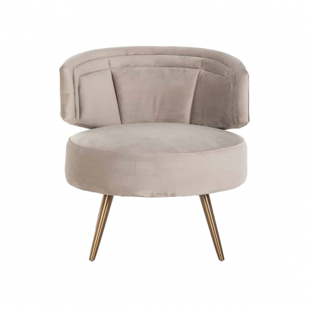 Fotoliu Hazel kaki catifea ignifugată (Quartz Khaki 903), S4559 KHAKI VELVET - Richmond Interiors [3]