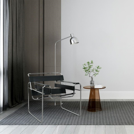 Fotoliu Ivan 83x77x79,5 cm, Piele Ecologică Negru - King Home [10]