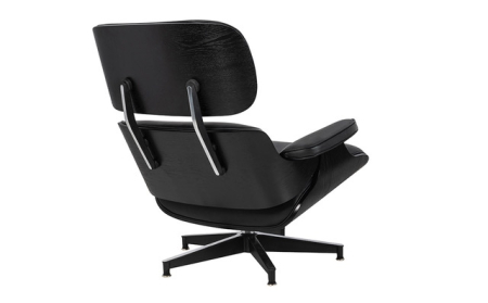 Fotoliu Lounge Hm 85x82x84 cm, Negru Vopsit Prin Pulbere Negru Mat - King Home [1]