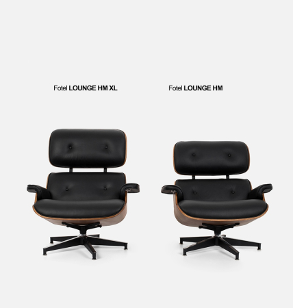 Fotoliu Lounge Hm Xl 84,5x81x91 cm, Negru - King Home [7]