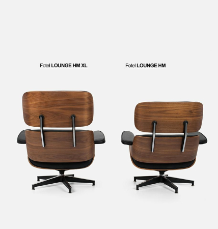 Fotoliu Lounge Hm Xl 84,5x81x91 cm, Negru - King Home [9]