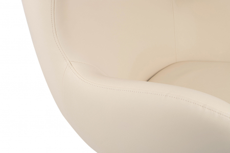 Fotoliu lux Egg Wide piele ecologica diverse culori- baza rotativa cromata, HE-066.P584.71 - King [30]