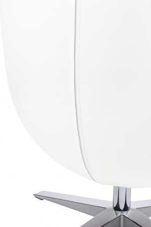 Fotoliu lux Egg Wide piele ecologica diverse culori- baza rotativa cromata, HE-066.P584.71 - King [17]