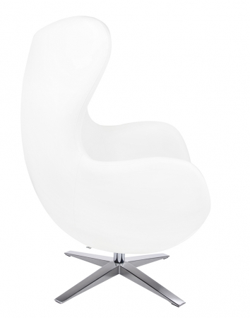 Fotoliu lux Egg Wide piele ecologica diverse culori- baza rotativa cromata, HE-066.P584.71 - King [15]