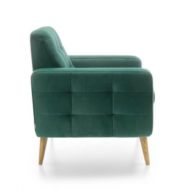 Fotoliu Nova cu picioare inalte lemn, tapiterie personalizabila , NOVA ARMCHAIR VINTAGE - Gala Collezione [1]