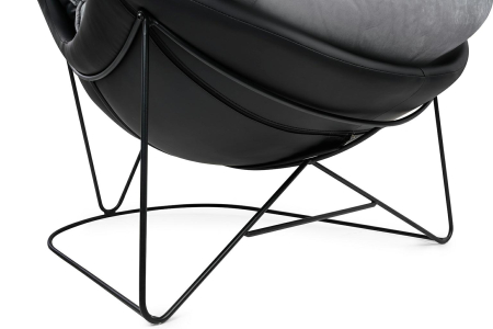 Fotoliu Otilia Stand Velvet 90x100x90 cm, Gri Închis - King Home [8]