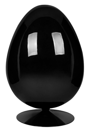 Fotoliu Ovalia Black 90x80x132 cm, Metal - King Home [2]