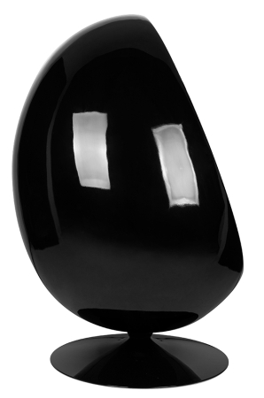 Fotoliu Ovalia Black 90x80x132 cm, Metal - King Home [1]