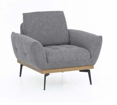 Fotolii - Fotoliu Pablo cu picioare metalice, tapiterie personalizabila , PABLO ARMCHAIR A1 - Gala Collezione