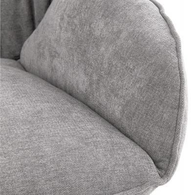 Fotoliu balansoar gri modern Polochon cu perne moi detasabile, design modern, AC01290LG - Kokoon [5]